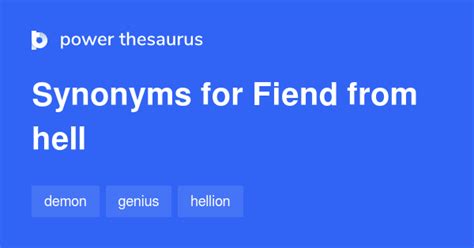 hell thesaurus